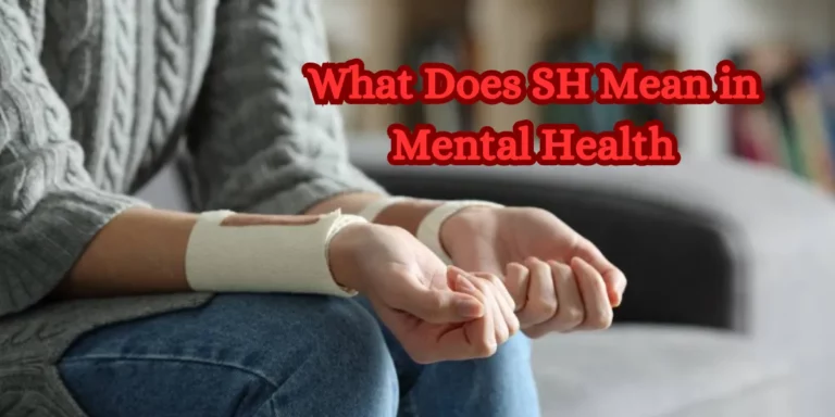 What Does SH Mean in Mental Health